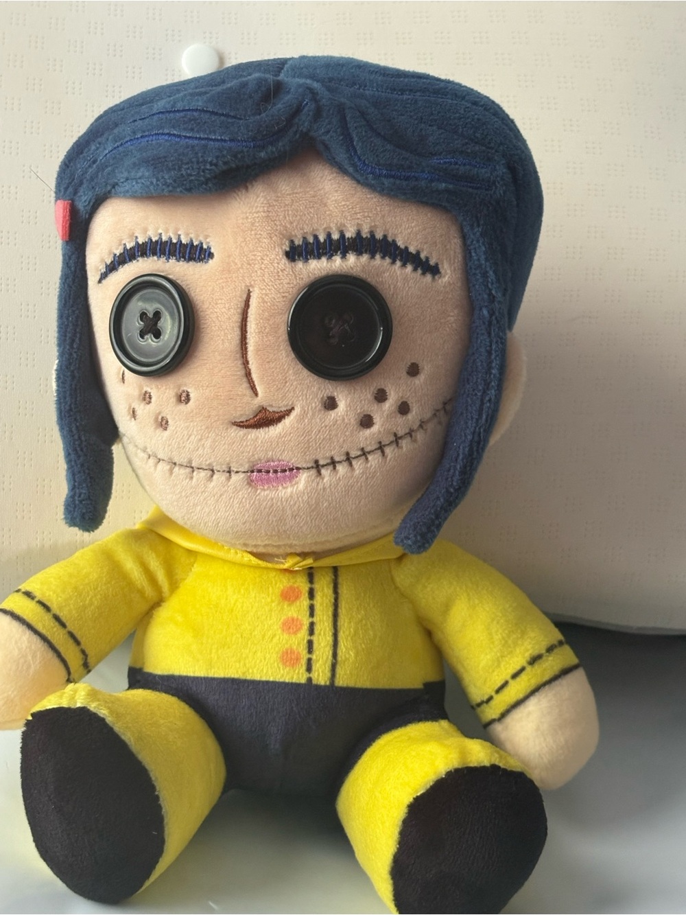Kidrobot Coraline with Button Eyes 7-Inch Phunny plush